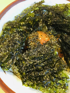 玉かけごはん●スパイシーWふりかけ&海苔-レシピのメイン写真