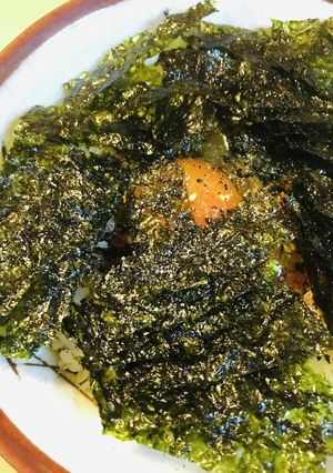 玉かけごはん●スパイシーWふりかけ＆海苔-レシピのメイン写真
