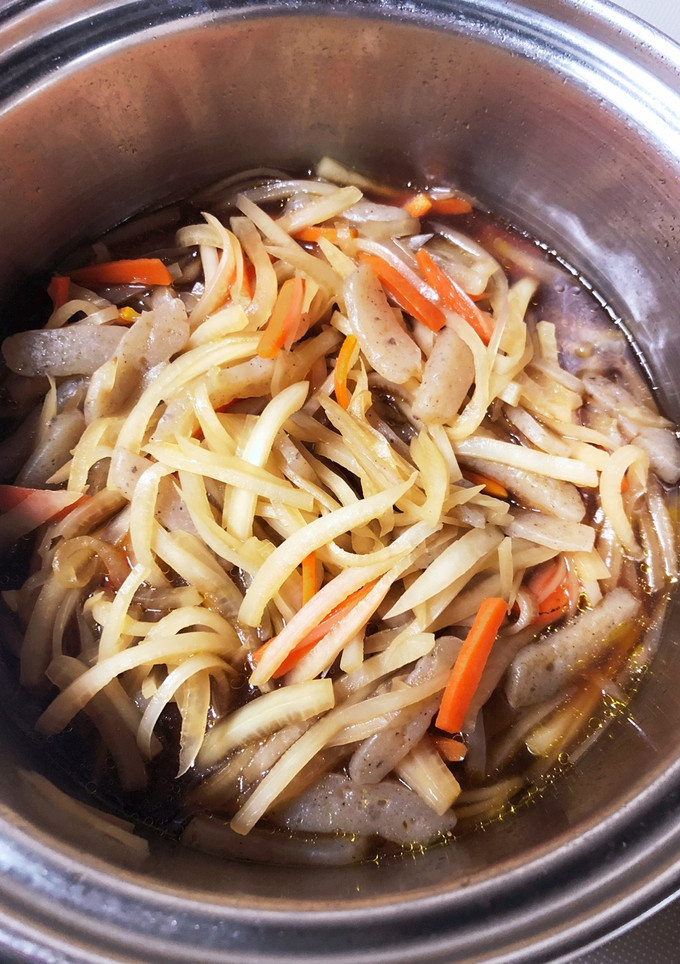 大根の皮で♡煮物〜♪-レシピのメイン写真