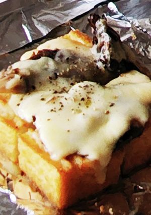 厚揚げ舞茸ピザ★弁当★あと1品★おつまみ-レシピのメイン写真