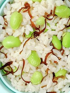 お弁当にオススメ♫枝豆塩昆布ゴマ混ぜご飯-レシピのメイン写真