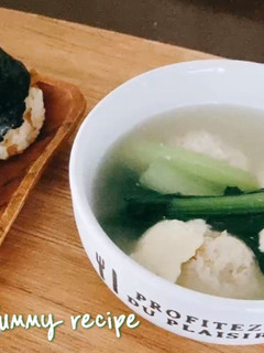 鶏団子のおかずスープ-レシピのメイン写真