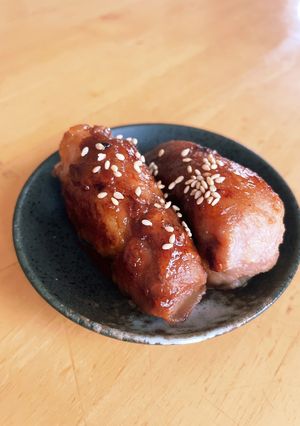 マッシュじゃがいも♪の肉巻き甘酢あん♪-レシピのメイン写真