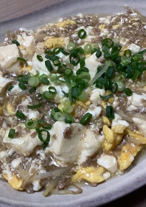 卵入りアレンジ麻婆豆腐♪-レシピのメイン写真
