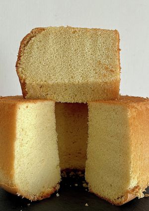 しっとりもっちり♡米粉シフォンケーキ-レシピのメイン写真