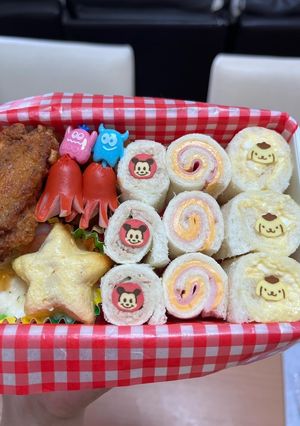くるくるサンドイッチ-レシピのメイン写真