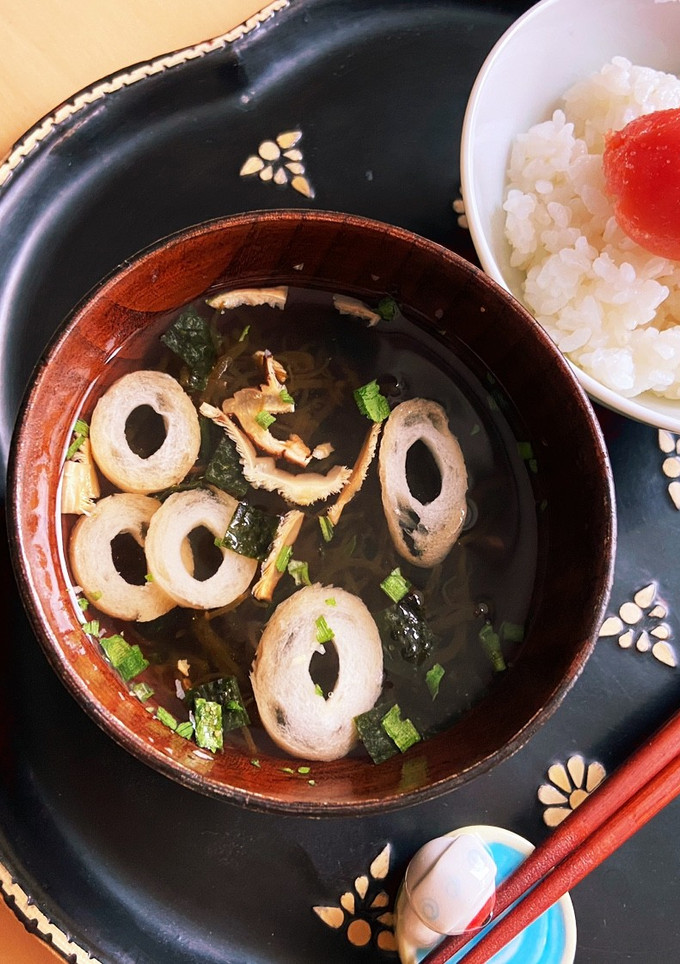 松茸の味お吸いものともずくのスープ-レシピのメイン写真