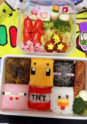 マイクラキャラ弁-レシピのメイン写真