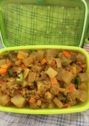 大根のドライカレー（20231117）-レシピのメイン写真