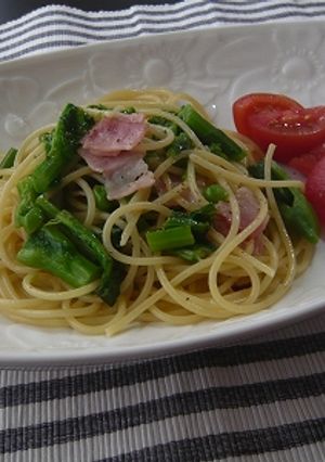 菜の花の春色パスタ-レシピのメイン写真