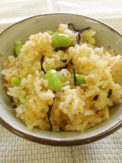 枝豆入り茜ごはん-レシピのメイン写真