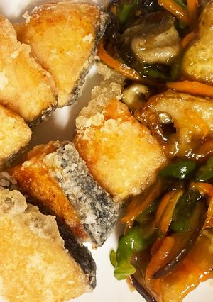 食欲そそる♡鮭の梅ソース-レシピのメイン写真