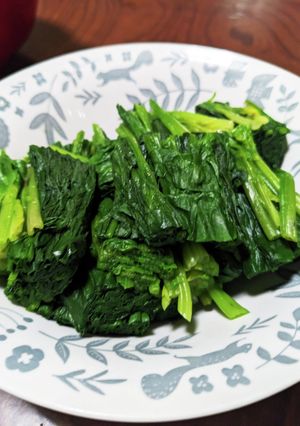 茹でないほうれん草の処理の方法-レシピのメイン写真
