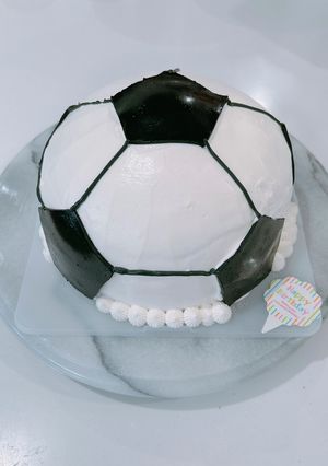 フルーツズコットケーキ☆★サッカーボール-レシピのメイン写真