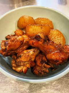 インスタントポットでつくる手羽元と大根煮-レシピのメイン写真