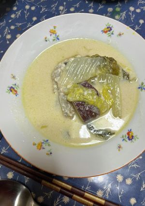 手羽先と白菜と薩摩芋のクリームシチュー-レシピのメイン写真