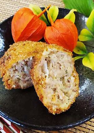 【保育園給食レシピ】白菜メンチカツ-レシピのメイン写真