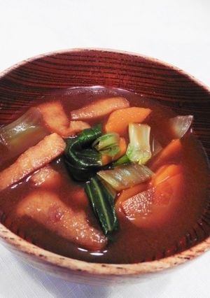 チンゲン菜の味噌汁-レシピのメイン写真