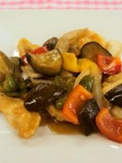 鶏むね肉とカラフル野菜の甘酢あん-レシピのメイン写真
