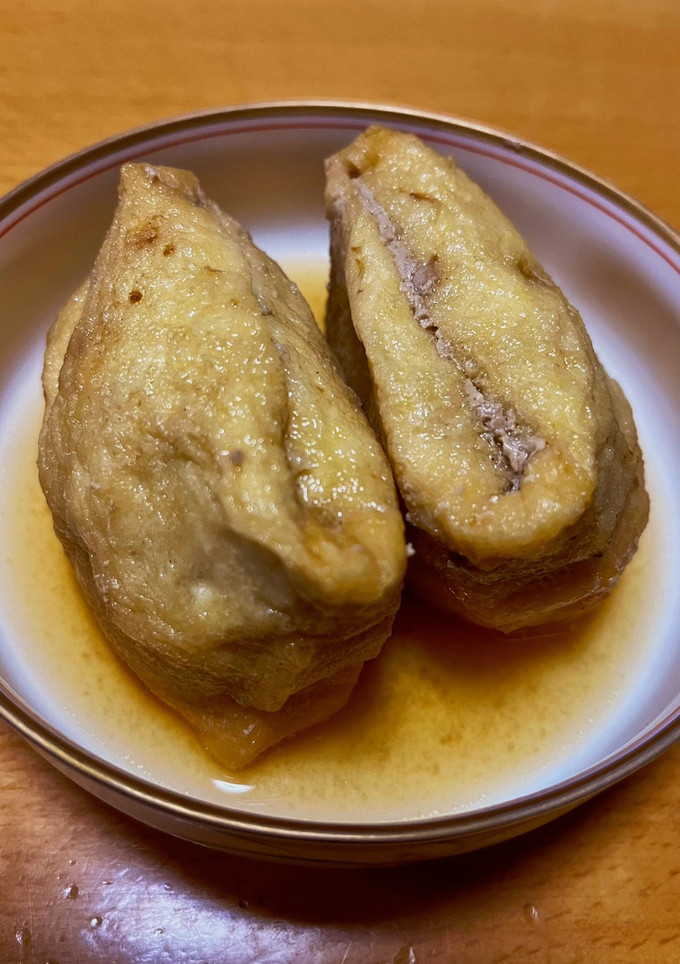油揚げ(寿司揚げ)の肉詰め-レシピのメイン写真