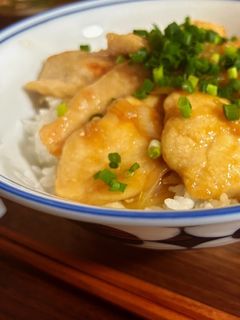 鶏むね肉の甘辛丼-レシピのメイン写真