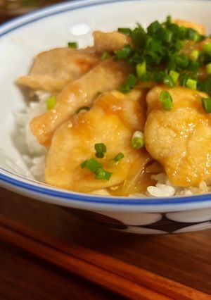 鶏むね肉の甘辛丼-レシピのメイン写真