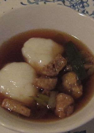 伊のアジアンマーケットの米粉で雑煮-レシピのメイン写真