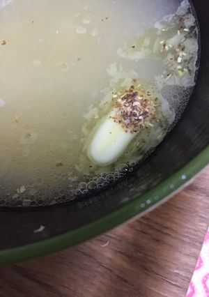 ゆうげの味噌汁/えのきだけとバター/時短-レシピのメイン写真