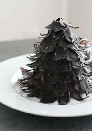 食べられるツリー。モノクロクリスマス-レシピのメイン写真