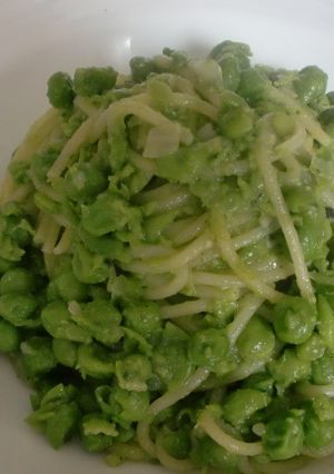 グリーンピースパスタ-レシピのメイン写真
