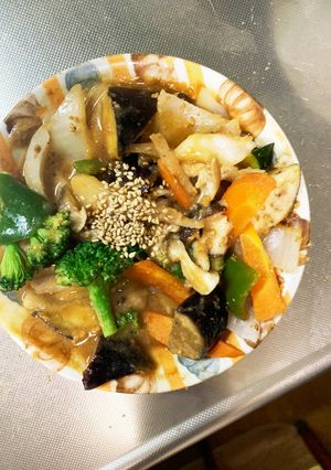 きな粉オイ炒味豚こま白菜回鍋肉青椒肉絲風-レシピのメイン写真