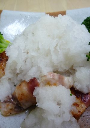 ベーコン巻きめかじき☆おろしポン酢-レシピのメイン写真