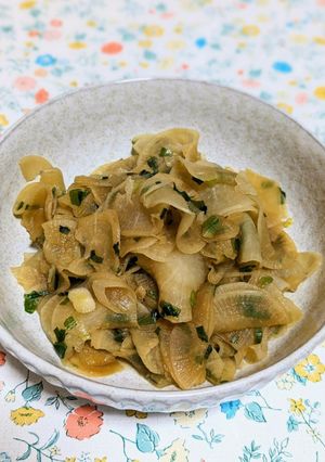 大根のネギわさ炒め-レシピのメイン写真