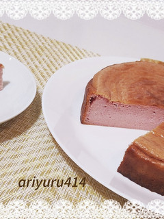 紫芋のチーズケーキ-レシピのメイン写真