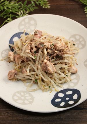 レンジで簡単！サバもやし　柚子胡椒風味-レシピのメイン写真