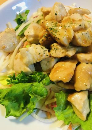 鶏むね肉のササッと梅肉炒め-レシピのメイン写真