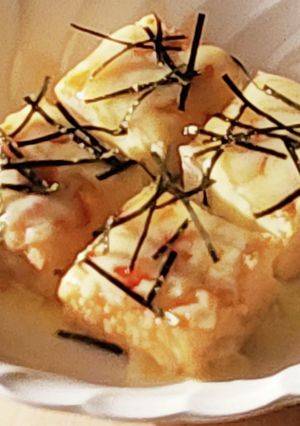 レンジで2分★お弁当用の厚揚げピザ★節約-レシピのメイン写真