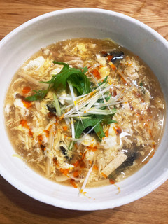 黒酢で深みあるパパ酸辣湯麺-レシピのメイン写真