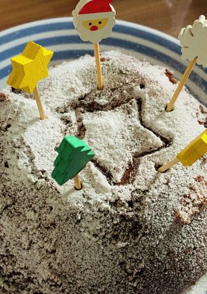 レンジで2分!簡単HMココアケーキ-レシピのメイン写真