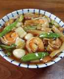 白菜とベーコンのとろとろうどん