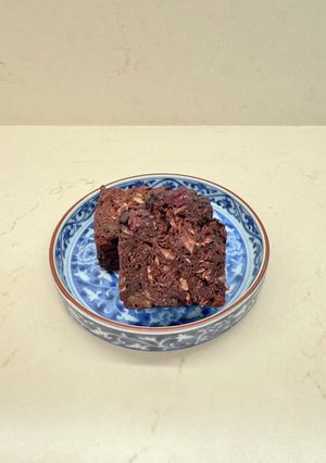 グルテンフリー　ごぼうココアケーキ-レシピのメイン写真