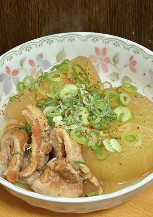 大根と豚バラ肉の味噌煮込み-レシピのメイン写真