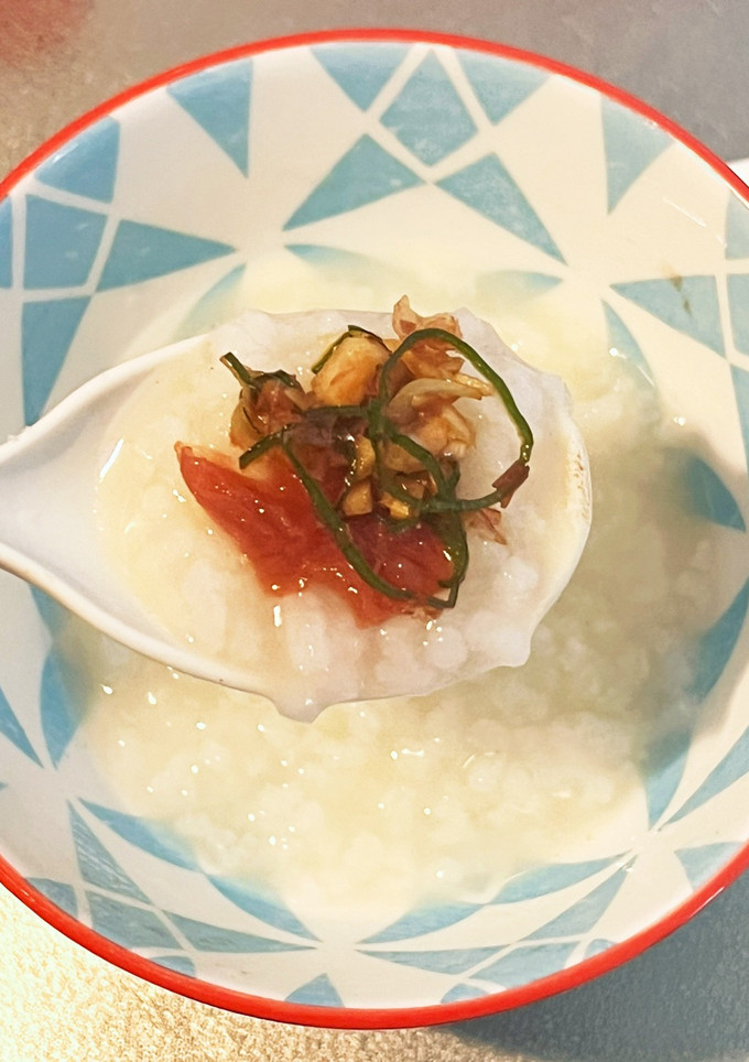 おかゆのお供 生姜とネギのおかか和えと梅-レシピのメイン写真