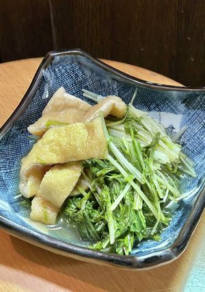 水菜と油揚げの煮浸し-レシピのメイン写真