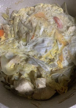 鶏肉の卵とじ-レシピのメイン写真