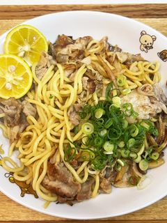 すだち めんつゆ 焼きそば-レシピのメイン写真