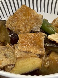油揚げとなすの炒め煮-レシピのメイン写真