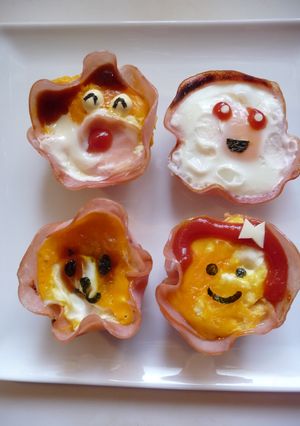 簡単 ハムたまご弁当-レシピのメイン写真