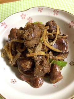 鶏レバーの甘辛煮♪-レシピのメイン写真
