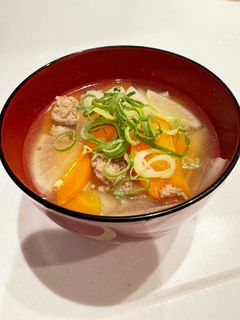 根菜で温まる☆肉入り根菜汁-レシピのメイン写真